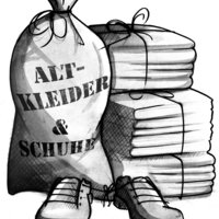 Altpapier und Kleider